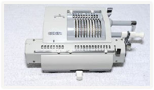 Late hand driven mechanical calculator (Brunsviga 13RM)