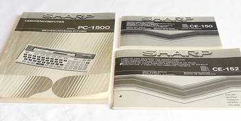 Sharp PC-1500 + CE-150 + CE-152 manual
